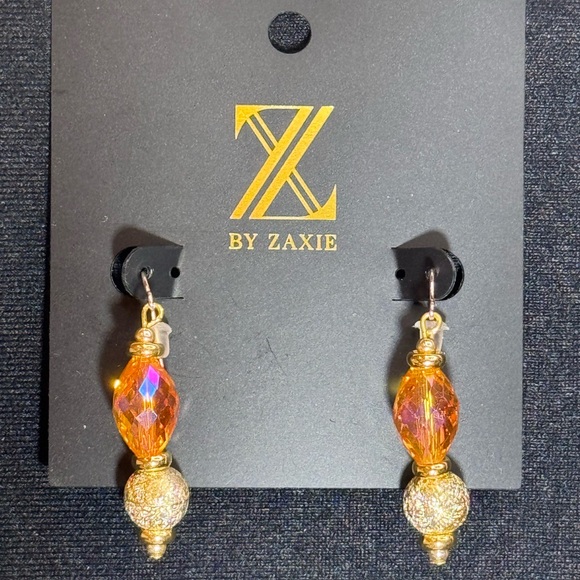 Z by Zaxie Stunning Multi Colored Faceted Stone Fish Hook Drop Earrings - Picture 5 of 15